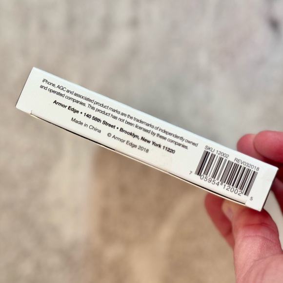 ARMOR EDGE Protective Glass Screen Protector for iPhone X - NWT - Picture 6 of 7